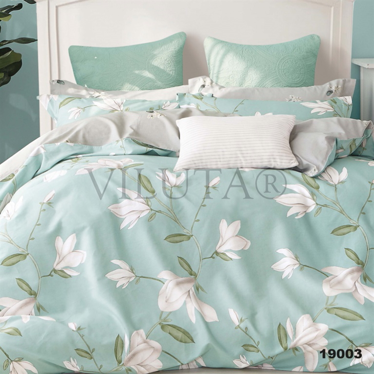 Семейный набор постельного белья Вилюта 19003 с цветами жасмина