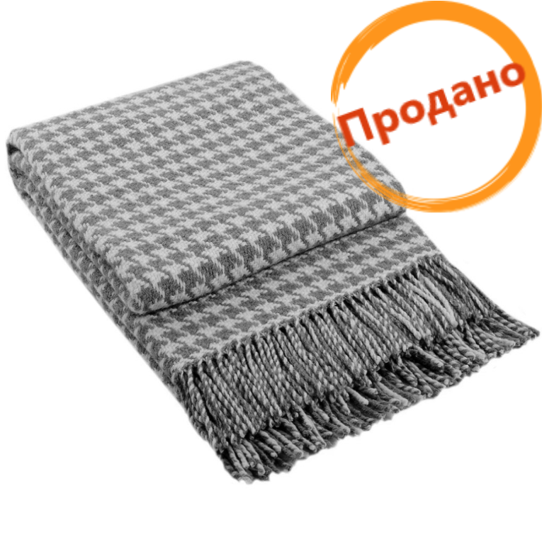 Плед Vladi Палермо серый